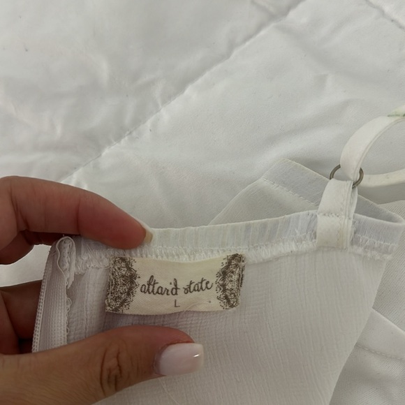 Altar’d State White Short Dress - Picture 5 of 5